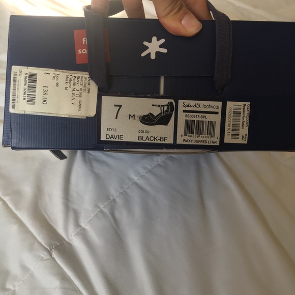 SPLENDID Davie Open Toe Platform Wedge Sandals - Picture 3 of 8